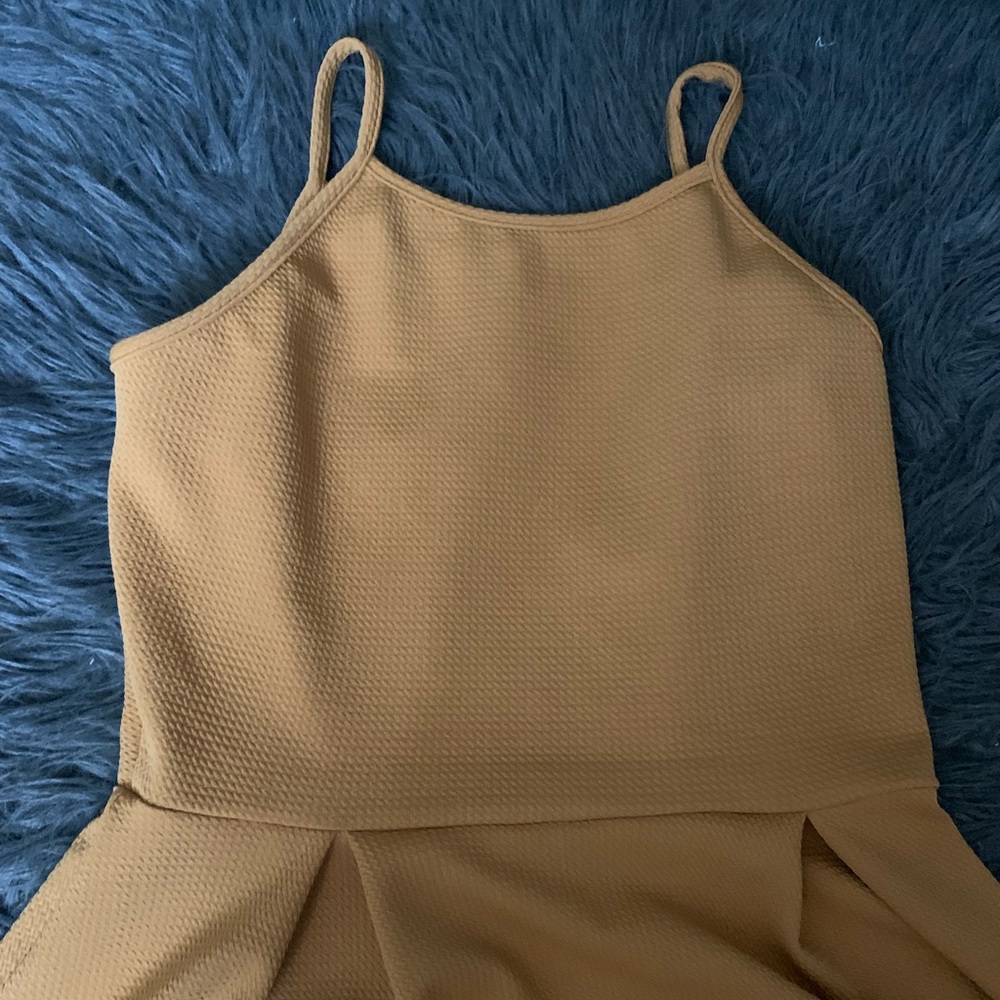 Mustard Yellow Halter Dress